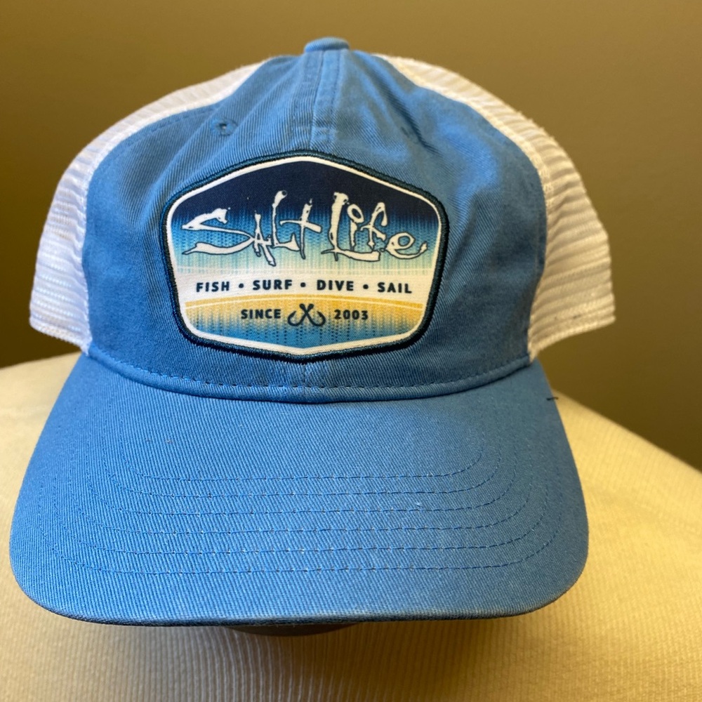 Salt Life Boy’s/Youth Fish Surf Dive Sail Meshback Hat NWT